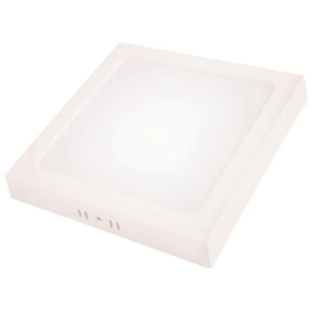 Plafon LED Tramontina Quadrado de Sobrepor 18 W Bivolt 6500 K Luz Branca