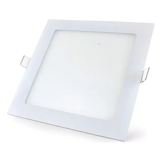 Plafon LED Tramontina Quadrado de Embutir 12 W Bivolt 6500 K Luz Branca