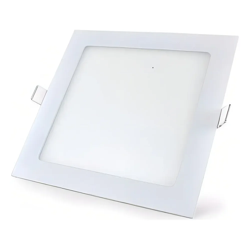 Plafon LED Tramontina Quadrado de Embutir 12 W Bivolt 6500 K Luz Branca