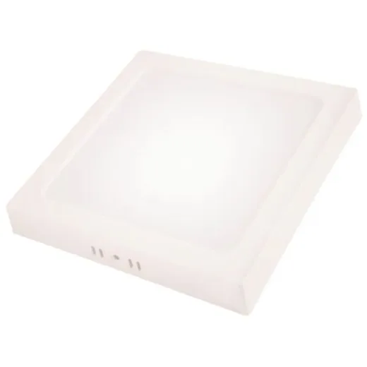 Plafon LED Tramontina Quadrado de Sobrepor 12 W Bivolt 6500 K Luz Branca