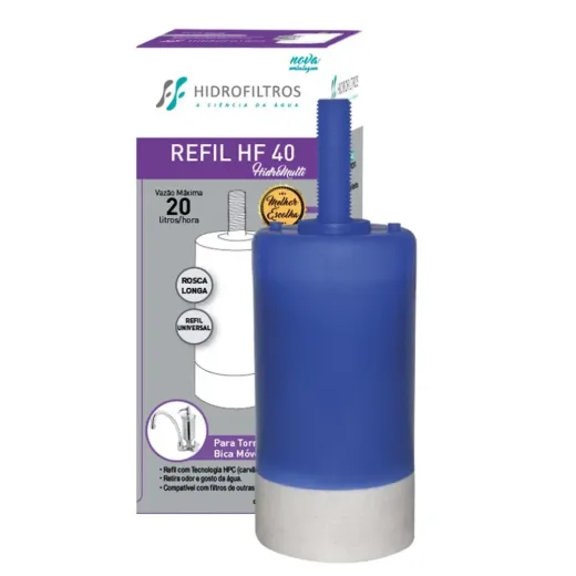 Refil Rosca Longa HF40 Hidrofiltros Ref. 904-0003